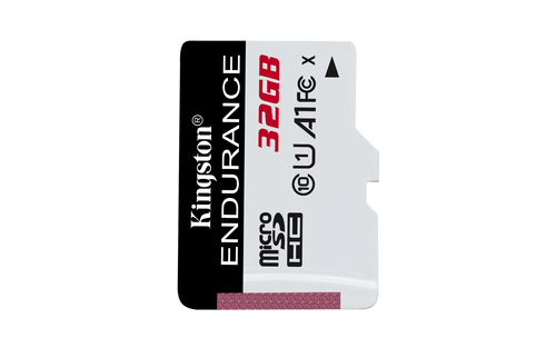 Kingston High Endurance - Carte mémoire flash - 32 Go - A1 / UHS-I U1 / Class10 - microSDHC UHS-I 