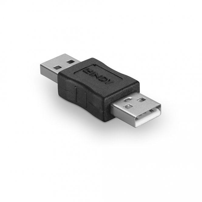 Lindy Adaptateur USB 2.0 Type A vers A mâle 