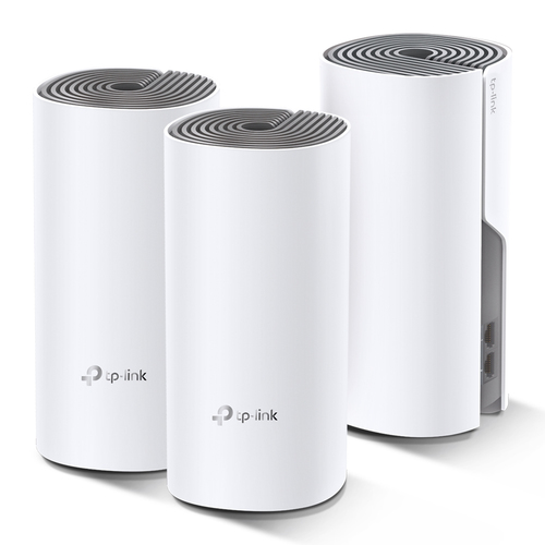 TP-Link Deco E4 - Système Wi-Fi - (3 routeurs) - maillage - Wi-Fi 5 - Bi-bande (pack de 3)