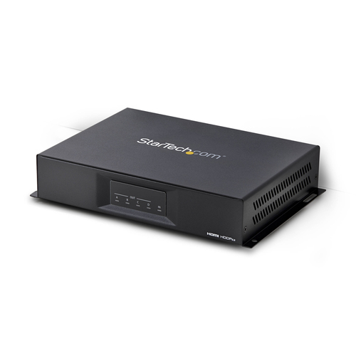 StarTech.com ST124HDVW Contrôleur mur vidéo 2x2 - 1 entrée, 4 sorties - 4K 60 Hz - HDMI 2.0 - Répartiteur vidéo/audio - 4 x HDMI - de bureau 