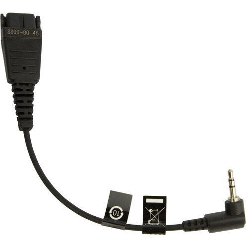Jabra - Câble pour casque micro - jack micro mâle pour Déconnexion rapide mâle 