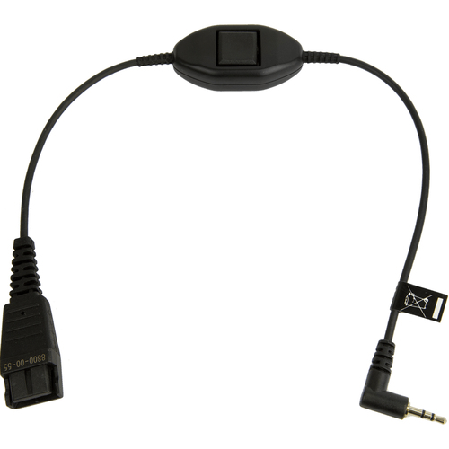 Jabra - Câble pour casque micro - jack micro mâle pour Déconnexion rapide mâle 