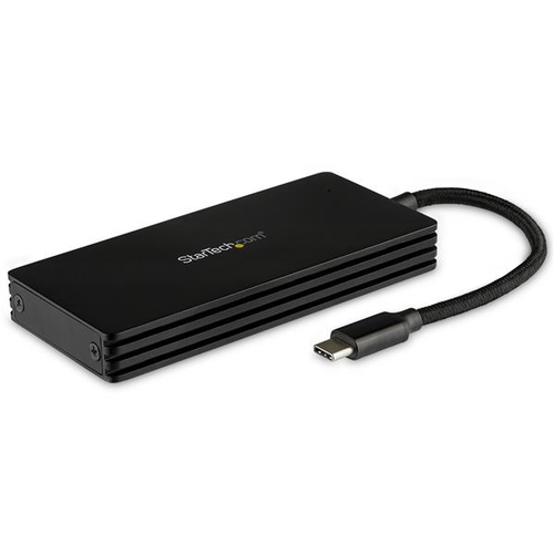 Ajoutez une solution de stockage de données externe hautes performances à votre ordinateur portable USB-C, votre tablette ou votre ordinateur de bureau, grâce à ce boîtier SSD M.2 SATA. Il vous permet d"utiliser votre disque M.2 SATA comme solution de st