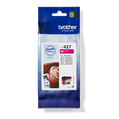 Brother LC427M - Magenta - original - cartouche d'encre - pour Brother HL-J6010DW, MFC-J5955DW, MFC-J6955DW, MFC-J6957DW 