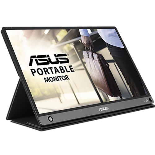 ASUS ZenScreen GO MB16AHP - Écran LCD - 15.6" (16" visualisable) - portable - 1920 x 1080 Full HD (1080p) - IPS - 250 cd/m² - 700:1 - Micro HDMI, USB-C - haut-parleurs - noir 