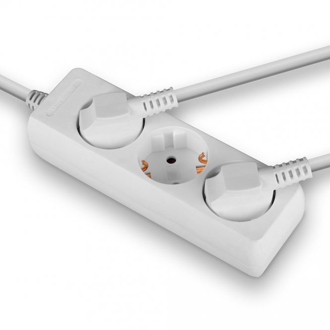 Lindy Multiprise 3 prises Schuko 