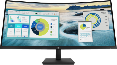 HP P34hc G4 WQHD USB-C Curved Monitor 