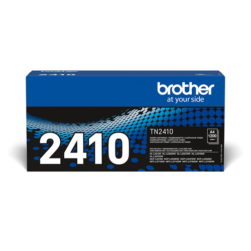 Brother TN2410 - Noir - original - cartouche de toner - pour Brother DCP-L2510, L2530, L2537, L2550, HL-L2310, L2370, L2375, MFC-L2710, L2713 