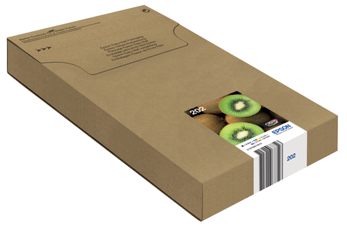 Epson 202 Multipack Easy Mail Packaging - Pack de 5 - 23.3 ml - noir, jaune, cyan, magenta, photo noire - original - boîte - cartouche d'encre - pour Expression Premium XP-6000, XP-6005
