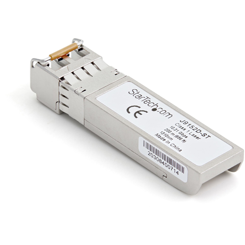 Le J9152D-ST est un module de transceiver SFP+ fibre optique compatible HP J9152D qui a été conçu, programmé et testé pour fonctionner avec des commutateurs et des routeurs de marque HP®. Il vous assure une connectivité de 10 GbE par câble en fibre optiqu