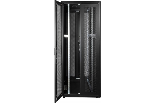 EKIVALAN Baie pro serveur 32U 800 x 1000 double ventil, double ventil. (noir) 