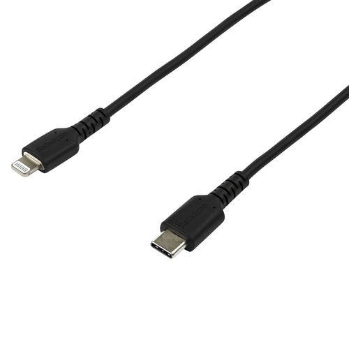 Cecâble USB Cvers Lightning noir de 2 m résiste aux exigences quotidiennes de chargement et de synchronisation de votreiPad, iPhone ou d"autres appareils mobiles équipés du connecteur Lightning. Testé pour résister à l"usure d"une utilisation quotidien
