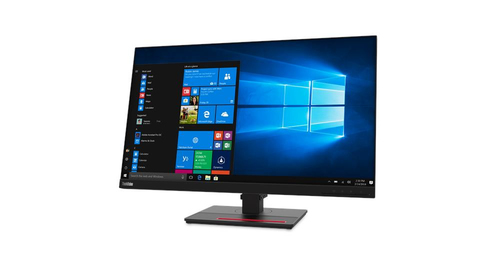 Lenovo ThinkVision T27q-20 - Écran LED - 27" - 2560 x 1440 WQHD @ 60 Hz - IPS - 350 cd/m² - 1000:1 - 4 ms - HDMI, DisplayPort - noir corbeau 