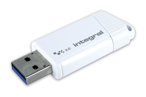 Integral Turbo - Clé USB - 128 Go - USB 3.0 - blanc
