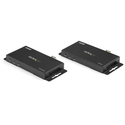 StarTech.com HDMI Over Fiber Extender - HDMI 2.0b - 7.1 Sound - 4K 60Hz - Rallonge vidéo/audio/infrarouge/réseau - HDMI - plus de fibre optique - fibre optique - jusqu'à 1 km 
