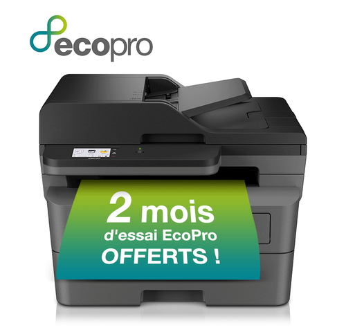 Brother DCP-L2660DW - Imprimante multifonctions - Noir et blanc - laser - A4/Legal (support) - jusqu'à 34 ppm (copie) - jusqu'à 34 ppm (impression) - 250 feuilles - USB 2.0, Wi-Fi(n), LAN 