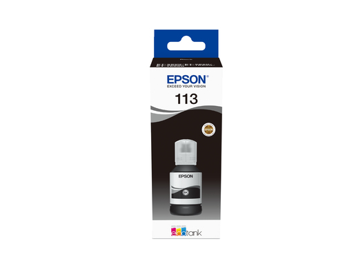 Epson EcoTank 113 - 127 ml - noir - original - recharge d'encre - pour EcoTank ET-16150, 5150, 5170, 5880, M16600, EcoTank Pro ET-16680, 5150, 5170, M16680