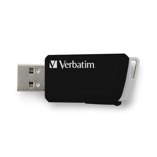 Verbatim Store 'n' Click - Clé USB - 32 Go - USB 3.2 Gen 1 - noir 