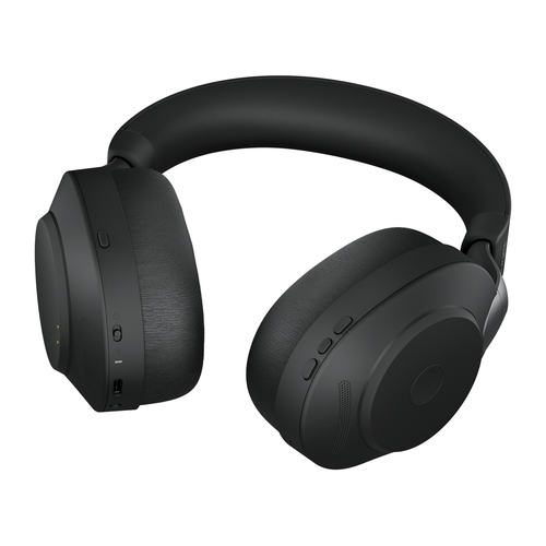 Jabra Evolve2 85 UC Stereo - Micro-casque - circum-aural - Bluetooth - sans fil, filaire - Suppresseur de bruit actif - jack 3,5mm - isolation acoustique - noir 