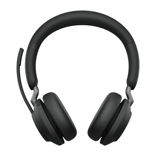Jabra Evolve2 65 MS Stereo - Micro-casque - sur-oreille - Bluetooth - sans fil - USB-C - isolation acoustique - noir - Certifié pour Microsoft Teams 