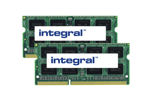 Integral - DDR3 - kit - 16 Go: 2 x 8 Go - SO DIMM 204 broches - 1600 MHz / PC3-12800 - CL11 - 1.35 V - mémoire sans tampon - non ECC 