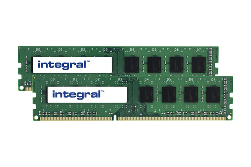 Integral - DDR3 - kit - 16 Go: 2 x 8 Go - DIMM 240 broches - 1600 MHz / PC3-12800 - CL11 - 1.35 V - mémoire sans tampon - non ECC 