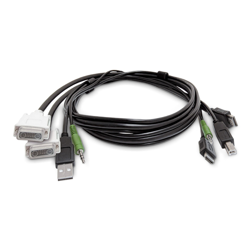 STARTECH KVM Cable 2x DVI to 2x HDMI TAA - disponible 15 jours 