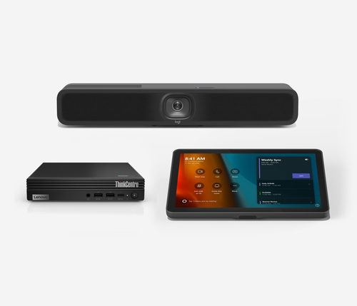 Logitech Entry Level Small Room Solution - Kit de vidéo-conférence - Certifié pour Microsoft Teams Rooms - power adapter included