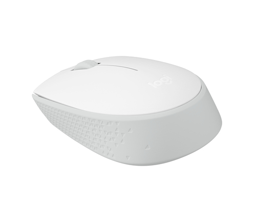 Logitech M171 - Souris - droitiers et gauchers - optique - 3 boutons - sans fil - 2.4 GHz - récepteur sans fil USB - blanc cassé