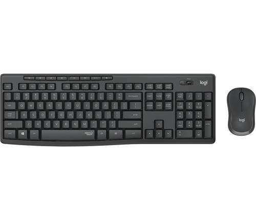 Logitech MK295 Silent - Ensemble clavier et souris - sans fil - 2.4 GHz - Français - graphite