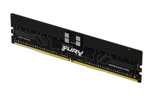 Kingston FURY Renegade Pro - DDR5 - module - 16 Go - DIMM 288 broches - 5600 MT/s / PC5-44800 - CL28 - 1.35 V - mémoire enregistré - on-die ECC - noir 