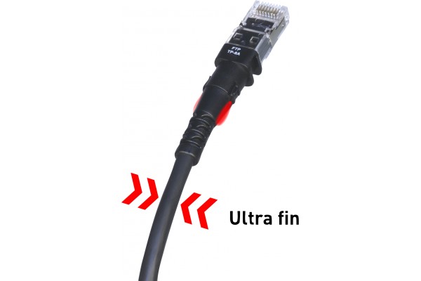 THINPATCH TP-6A-F/16 Cordon RJ45 catégorie 6A U/FTP LSOH fin - 4,9 m 