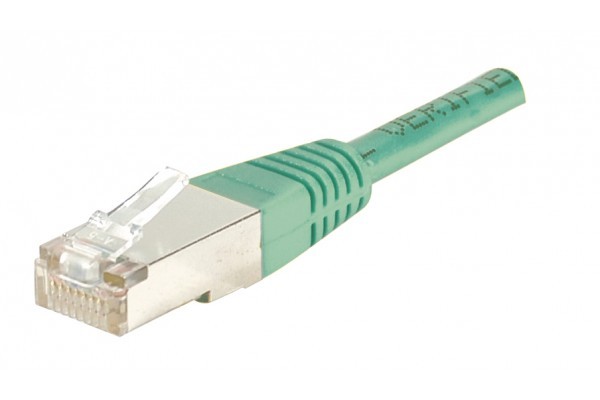 Cordon RJ45 catégorie 5e F/UTP vert - 0,5 m 