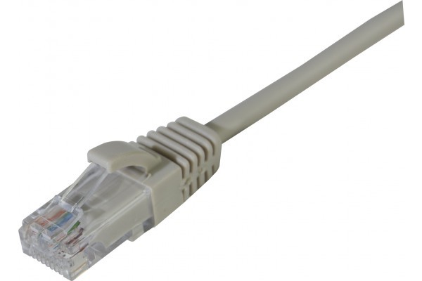 DEXLAN Cordon RJ45 catégorie 6 U/UTP LSOH snagless gris - 0,5 m 