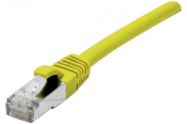 Cordon RJ45 catégorie 6A F/UTP LSOH snagless jaune - 3 m 