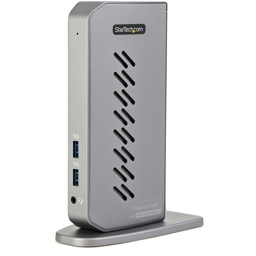 StarTech.com Dock USB-C USB-A - Station d'Accueil USB 3.0 Hybride Universelle pour PC Portable USB-C ou USB-A - Double Écran 4K 60Hz HDMI/DisplayPort - 6x USB-A, GbE - Windows/Mac (DK30A2DHUUE) - Station d'accueil - USB - 2 x HDMI, 2 x DP - 1GbE - 40 Watt 