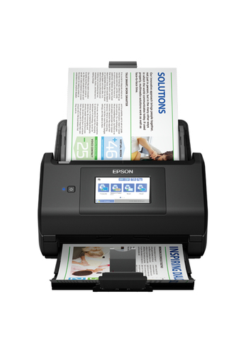 Epson WorkForce ES-580W - Scanner de documents - Capteur d'images de contact (CIS) - Recto-verso - 215.9 x 6096 mm - 600 dpi x 600 dpi - jusqu'à 35 ppm (mono) / jusqu'à 35 ppm (couleur) - Chargeur automatique de documents (100 feuilles) - jusqu'à 4000 pag 