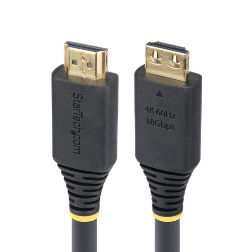 StarTech.com - High Speed - câble HDMI - HDMI mâle pour HDMI mâle - 7 m - blindé - noir - sans halogène, passif, support pour 4K60Hz, support 1 440 p (UWQHD) 144 Hz, support 1080 p 240 Hz 