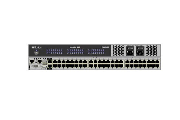 RARITAN DSX2-48M Console Serveur 48 ports série dual-Power AC/Gigabit + modem 