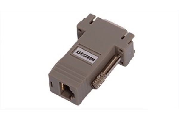 RARITAN ASCSDB9M Adaptateur série RJ-45(F) en DB9(M) 