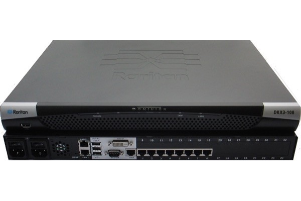 RARITAN DKX3-108 Switch KVM IP Cat5 8p.  Acces 1 local/ 1 distant 