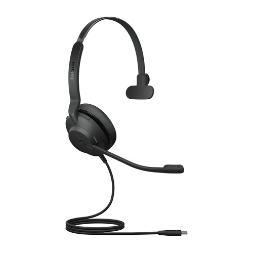 Jabra Evolve2 30 MS Mono - Micro-casque - sur-oreille - filaire - USB-C - Certifié pour Microsoft Teams 