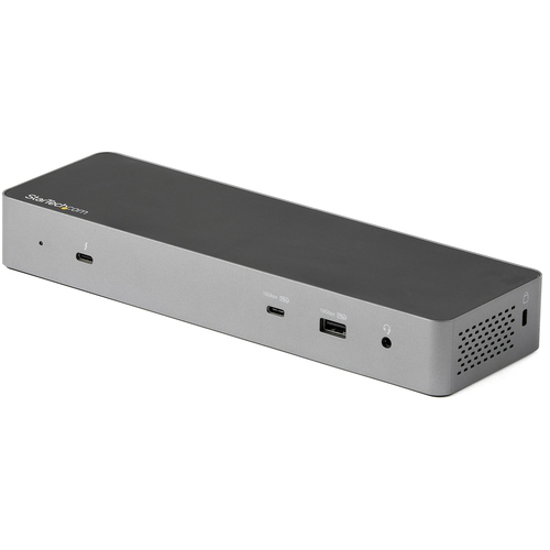 StarTech.com Dock Thunderbolt 3 Compatible Hôte USB-C - Écrans Double 4K 60Hz DP 1.4 ou Double HDMI  - Simple 8K - Station d'Acceuil TB3/USB-C - 96W PD, 5xUSB - 10Gbps (TB3CDK2DHUE) - Station d'accueil - USB-C 3.2 Gen 2 / Thunderbolt 3 - 2 x HDMI, 2 x DP 