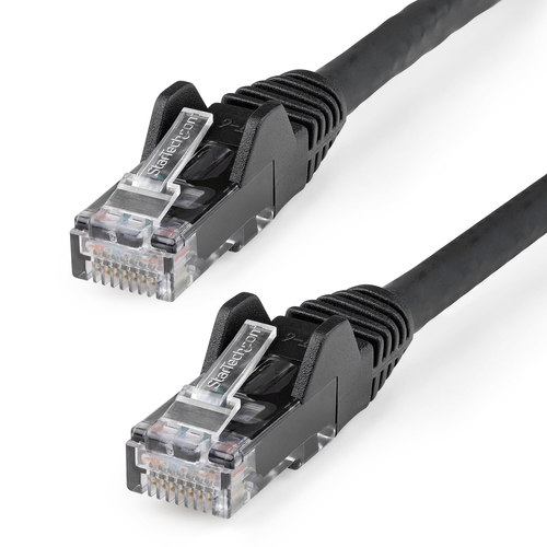 7m LSZH CAT6 Ethernet Cable 10GbE Black 