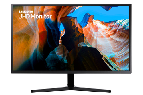 Samsung U32J590UQP - UJ59 Series - écran LED - 32" (31.5" visualisable) - 3840 x 2160 4K @ 60 Hz - VA - 270 cd/m² - 3000:1 - 4 ms - 2xHDMI, DisplayPort - bleu foncé/gris 