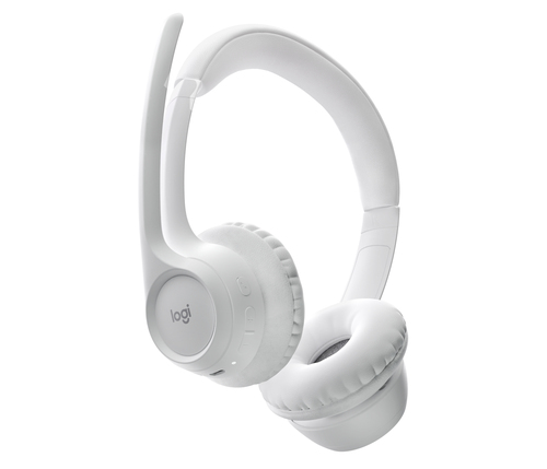 Logitech Zone 300 - Micro-casque - sur-oreille - Bluetooth - sans fil - blanc cassé