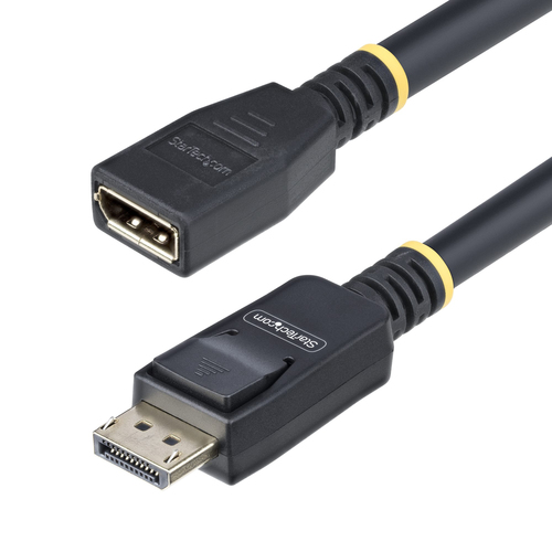 StarTech.com 10ft (3m) DisplayPort 1.4 Extension Cable, DP 1.4, 8K 60Hz - Rallonge de câble DisplayPort - DisplayPort (M) pour DisplayPort (F) - DisplayPort 1.4 - 3 m - sans halogène, passif, support 8K, bi-directionnel - noir 
