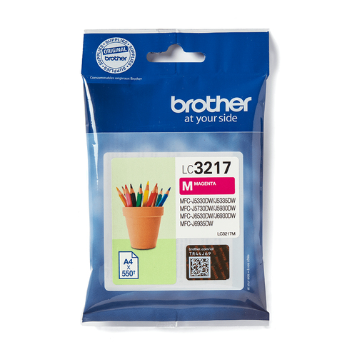 Brother LC3217M - Magenta - original - cartouche d'encre - pour Brother MFC-J5335DW, MFC-J5730DW, MFC-J5930DW, MFC-J6935DW 