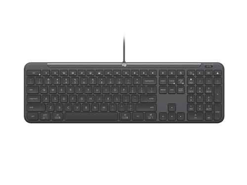 Logitech Signature Slim Wired K620 for Business - Clavier - full size - USB-C - AZERTY - Français 