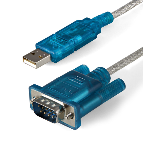 StarTech.com Câble adaptateur USB vers série DB9 de 90 cm - Alimentation USB - 1x DB-9 mâle - 1x USB A mâle - Adaptateur série - USB 2.0 - RS-232 